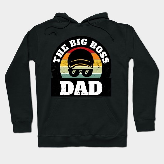 The Big Boss Dad Hoodie by Malinda